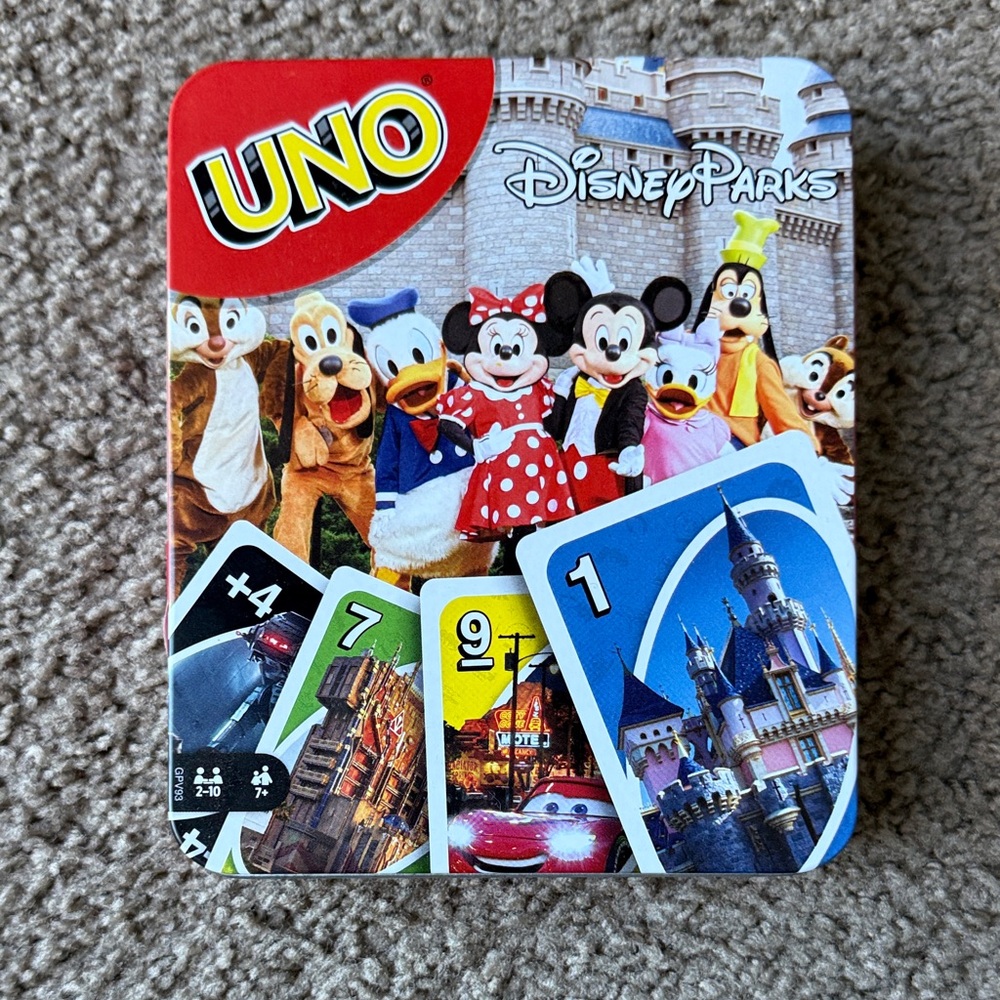 Disney Uno Parks Card Game